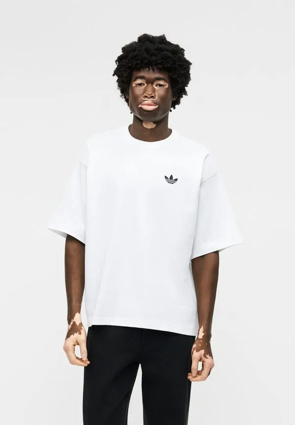 Футболка с принтом попугая Adidas Originals, White — фото 2