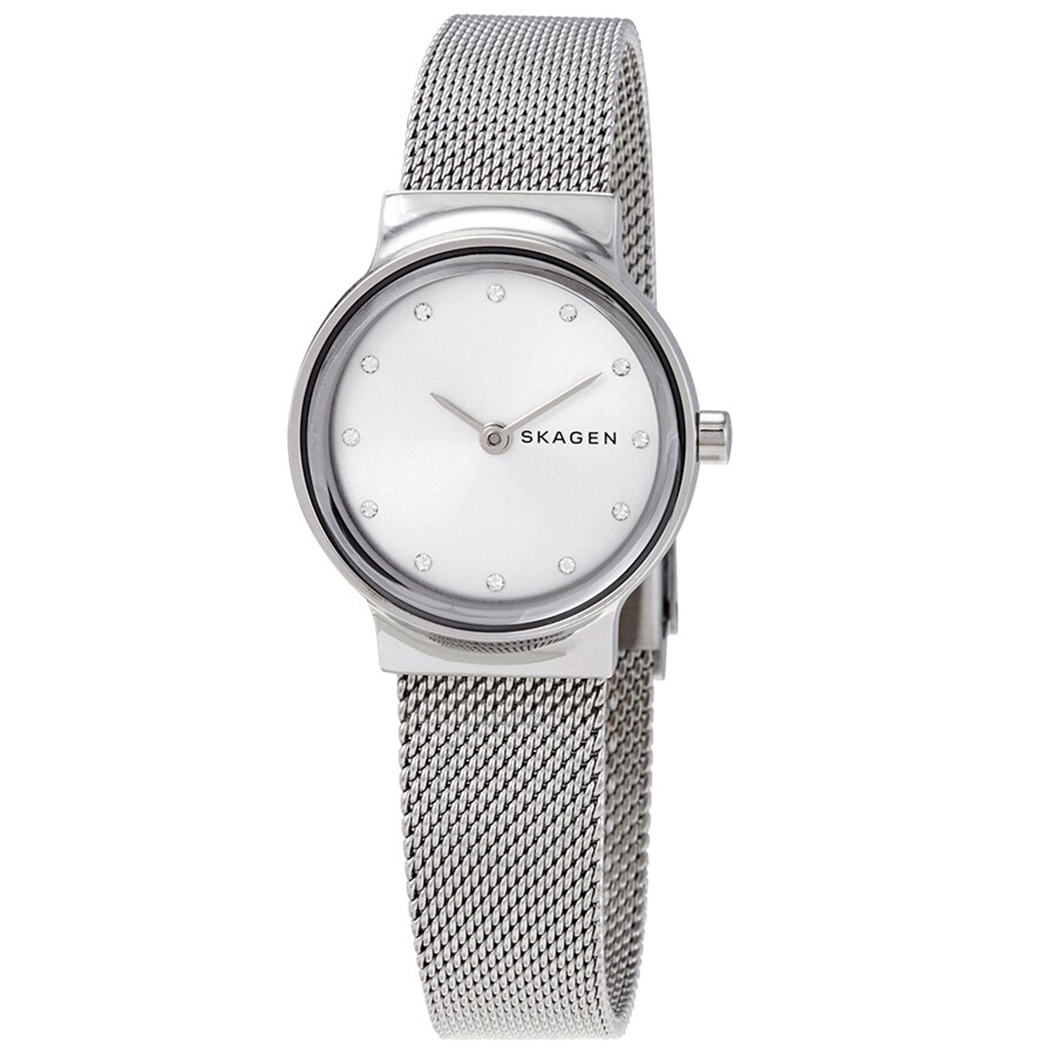 

Женские часы Skagen с белым циферблатом
