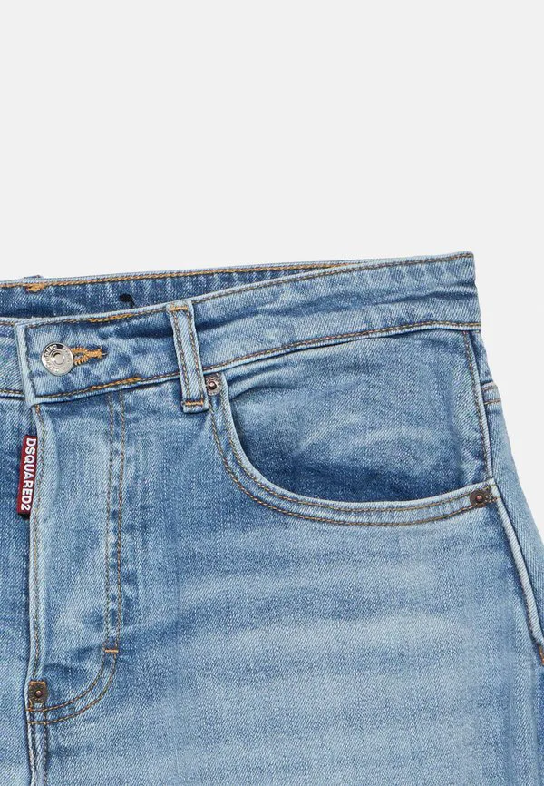 Джинсы свободного кроя amelia с карманами Dsquared2, Blue Denim — фото 3