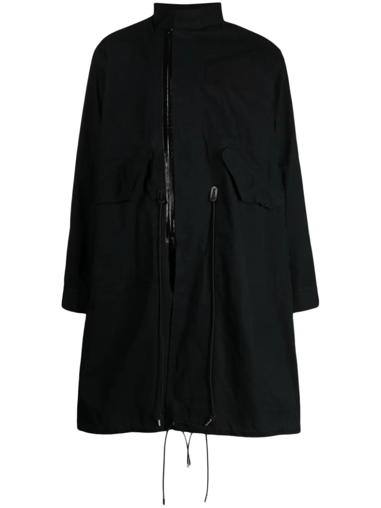 

Sacai пальто на молнии, черный