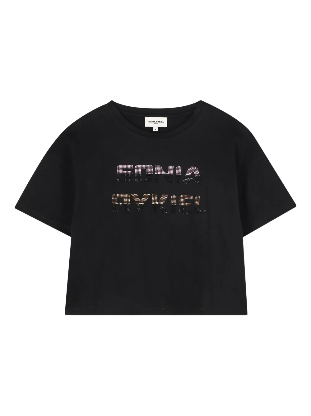

Футболка со стразами SONIA RYKIEL ENFANT, черный