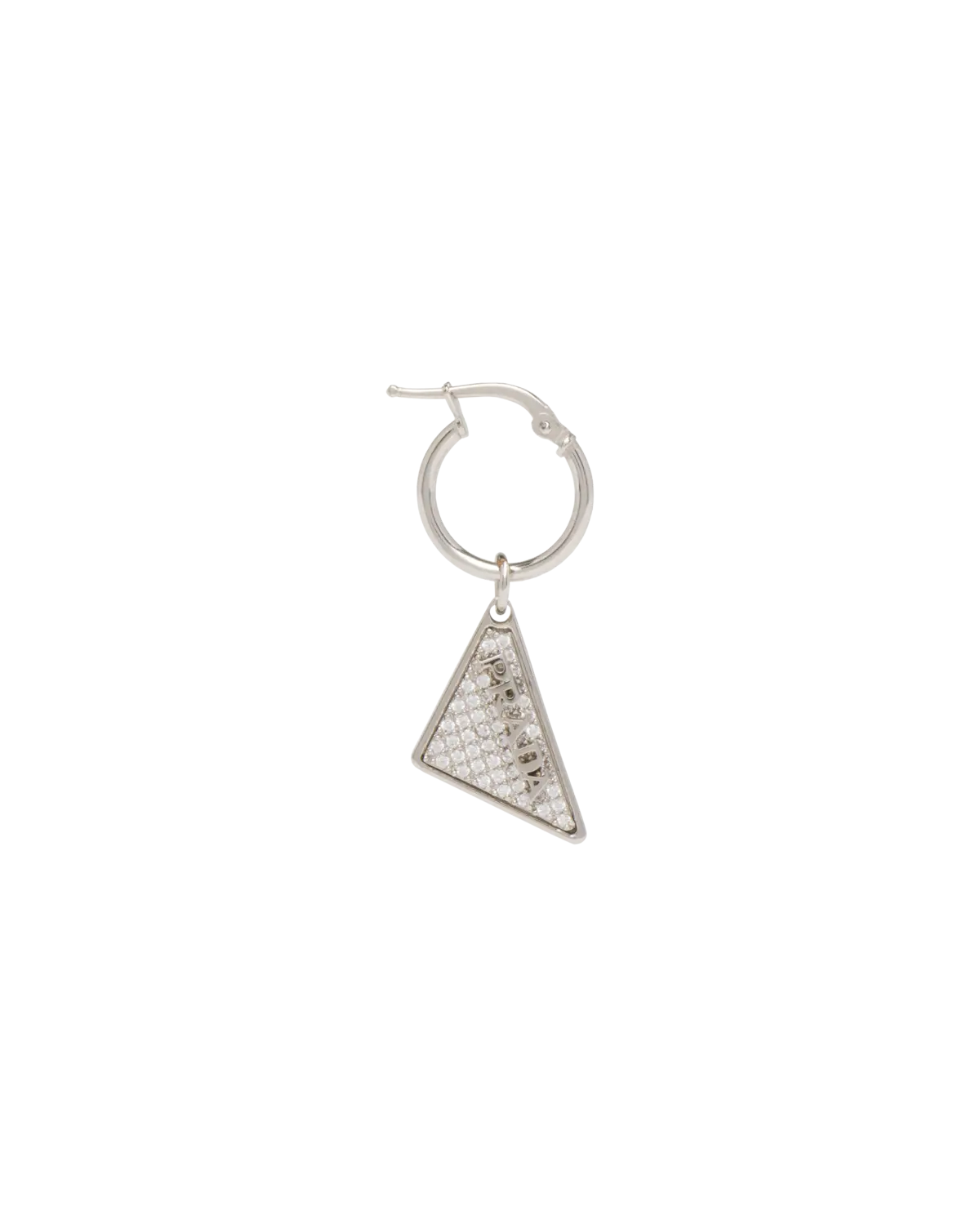 

Серьга-подвеска Crystal Logo Jewels Prada, серебряный