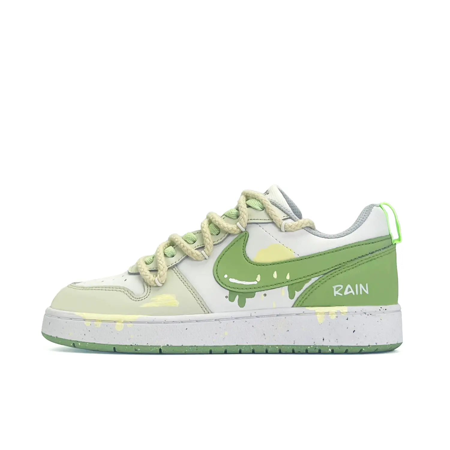 

Детские скейтерские кеды Court Borough Nike, зеленый