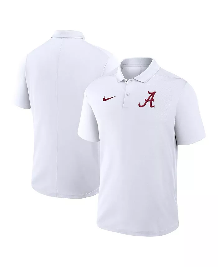 

Мужская белая поло с основным логотипом Alabama Crimson Tide Primetime Victory Performance Nike