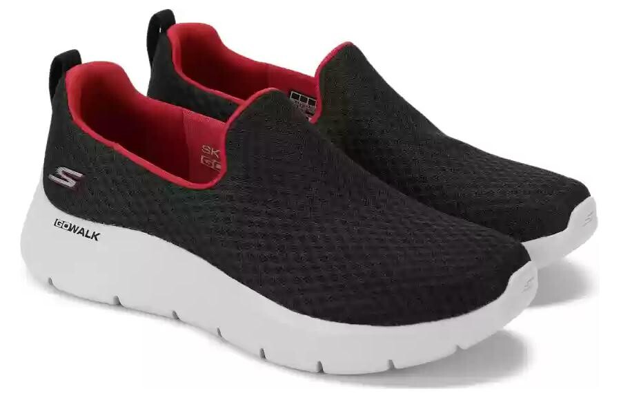 Кроссовки Skechers Lifestyle Shoes Men Low-top Black/Red, черный/красный — фото 4