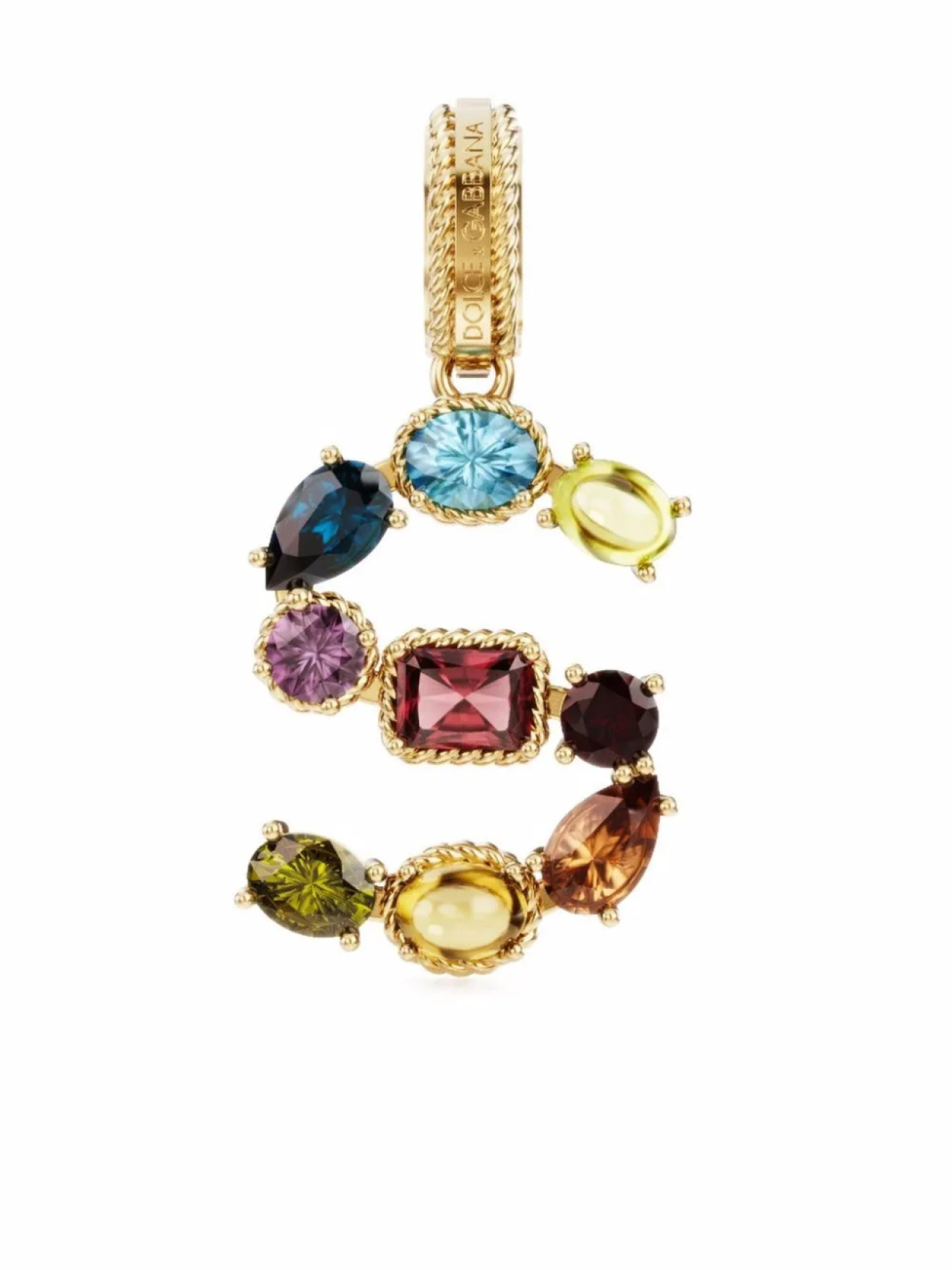 

Dolce & Gabbana подвеска Rainbow Alphabet S из желтого золота, золотой