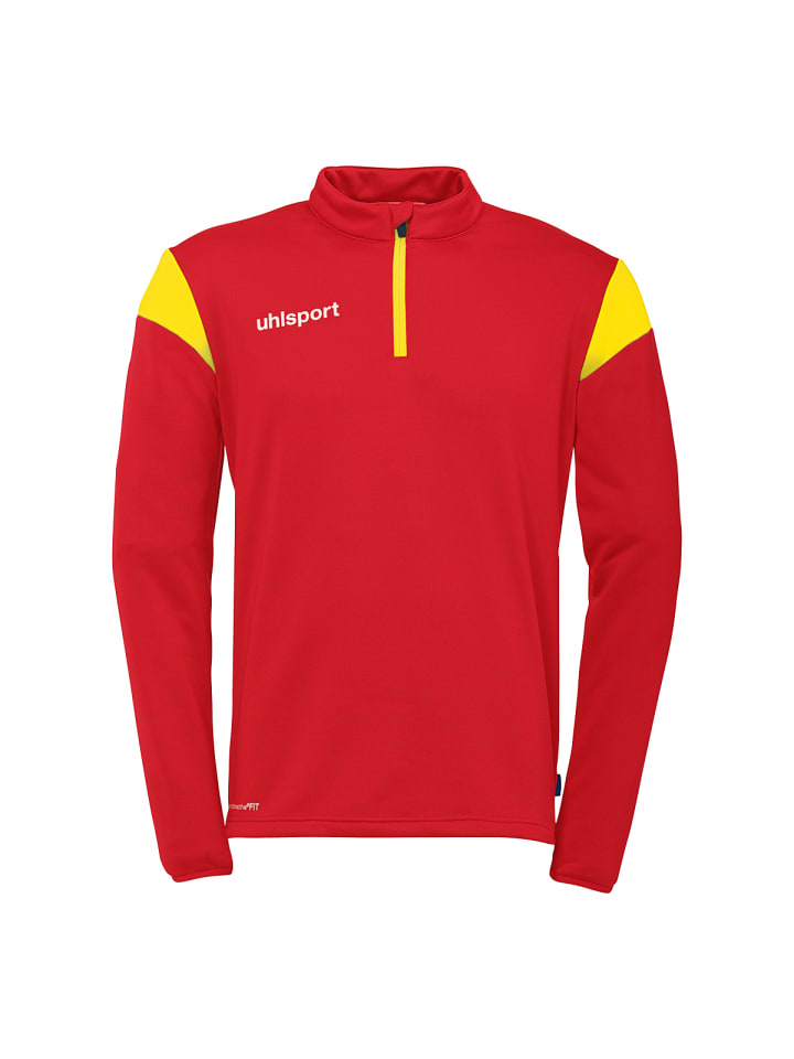 

Функциональная рубашка uhlsport 1/4 ZIP TOP Squad 27, цвет rot/limonengelb