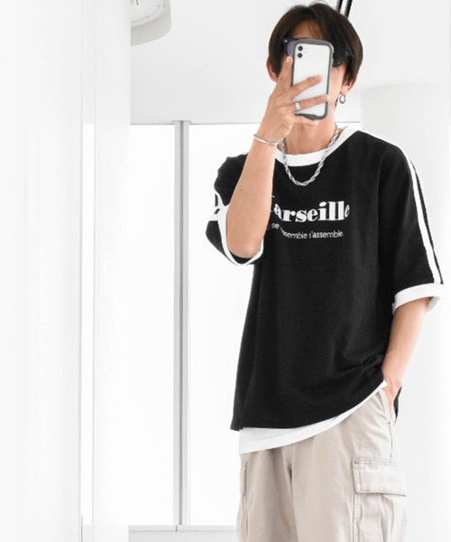 

Футболка из трикотажа 16/TC с вышивкой на рукавах Anytime Songs, черный