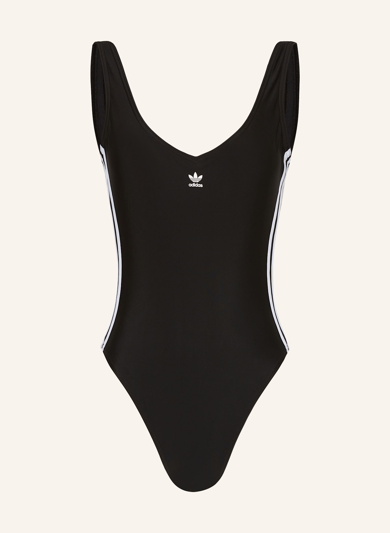 

Купальник Adicolor с тремя полосками Adidas Originals, черный