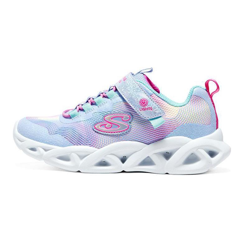 

Skechers Низкие детские кроссовки с амортизацией, синие, фиолетовые, для подростков