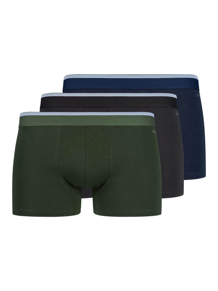 

Трусы боксеры Skiny, цвет schwarz/blau/grün