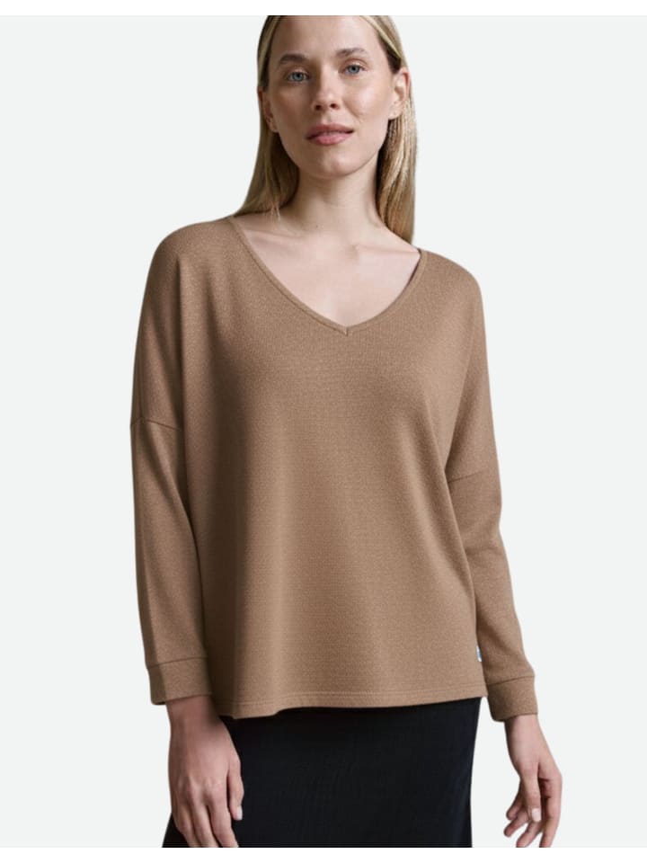 

Рубашка с длинными рукавами из древесного меланжа Cotton Candy