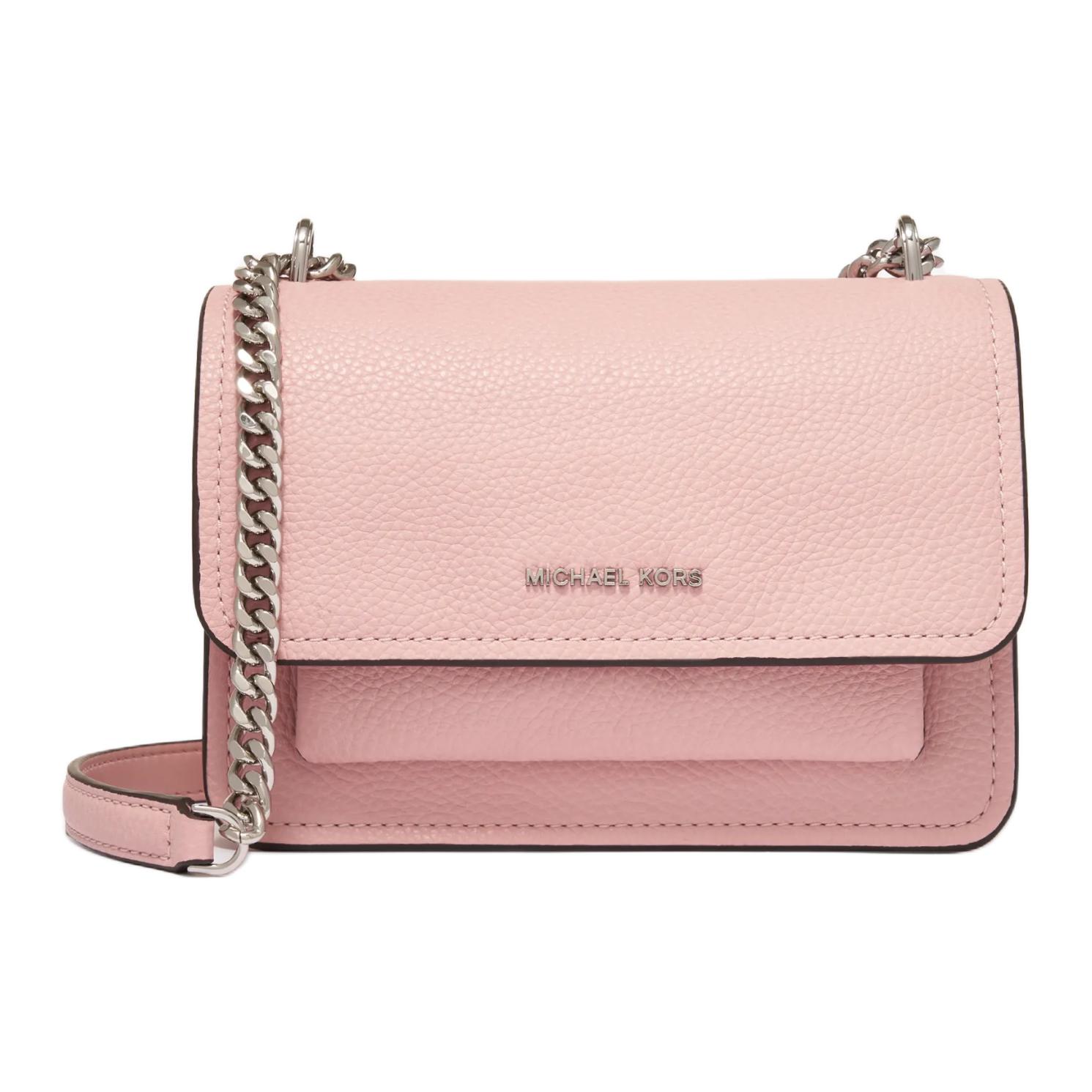 

MICHAEL KORS Женская маленькая розовая сумка через плечо из коровьей кожи