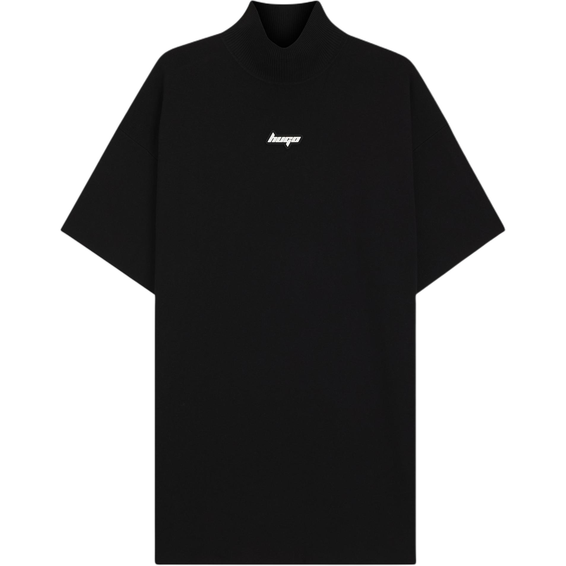 

Женское платье с коротким рукавом HUGO BOSS, черный