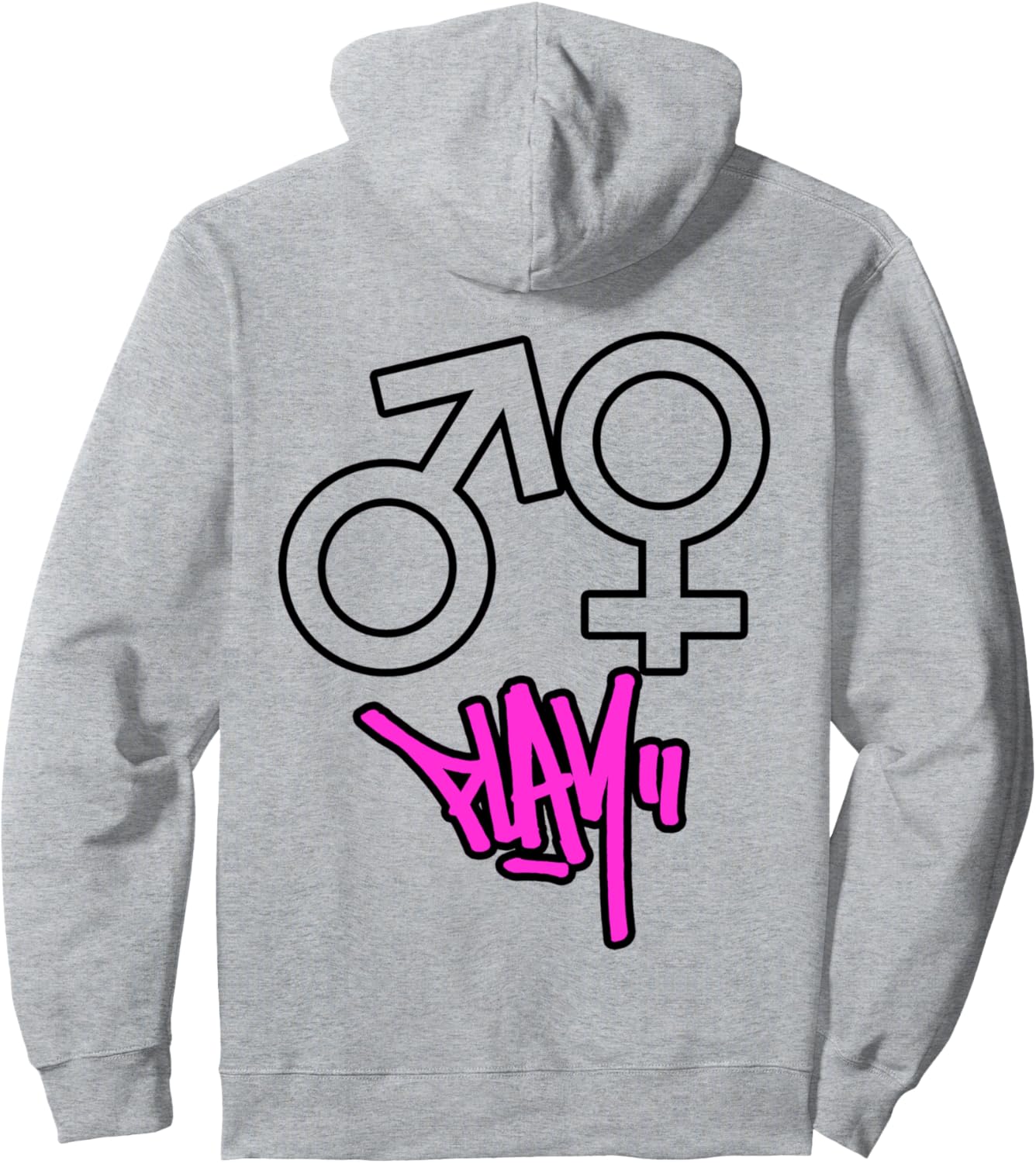 

Худи Old's Kool Play Street Graffiti Love Vibe Retro Cheating Mode Urban Attitude, серый