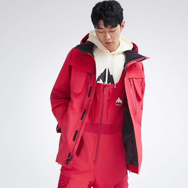AIZAWA Collection RADIANT GORETEX 2L Верхняя лыжная одежда Унисекс Красный BURTON — фото 3