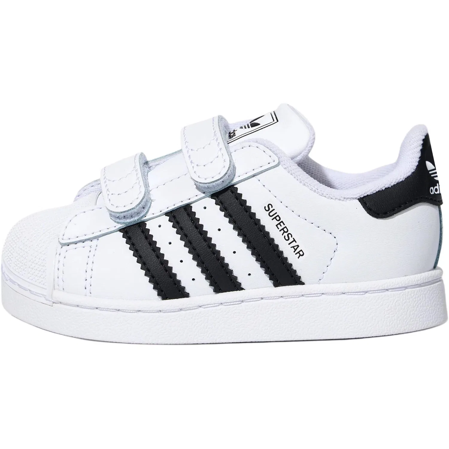 Кроссовки для малышей Superstar 2 Adidas Originals белые с черным