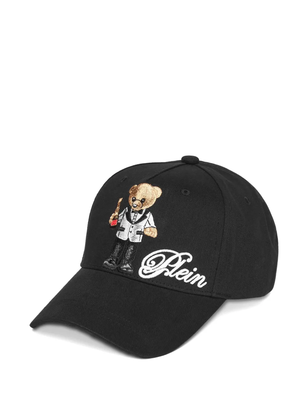 

Бейсболка с вышивкой Philipp Plein, черный