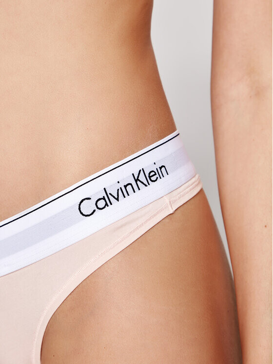 Струнная танга Calvin Klein, розовый — фото 4