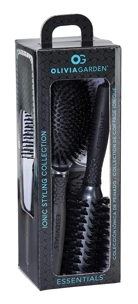 Щетка для укладки волос Olivia Garden ESSENTIALS Коробка из 4 штук