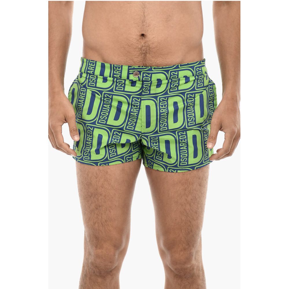 

Плавки-шорты MIDI с принтом логотипа по всей поверхности Dsquared2, Green