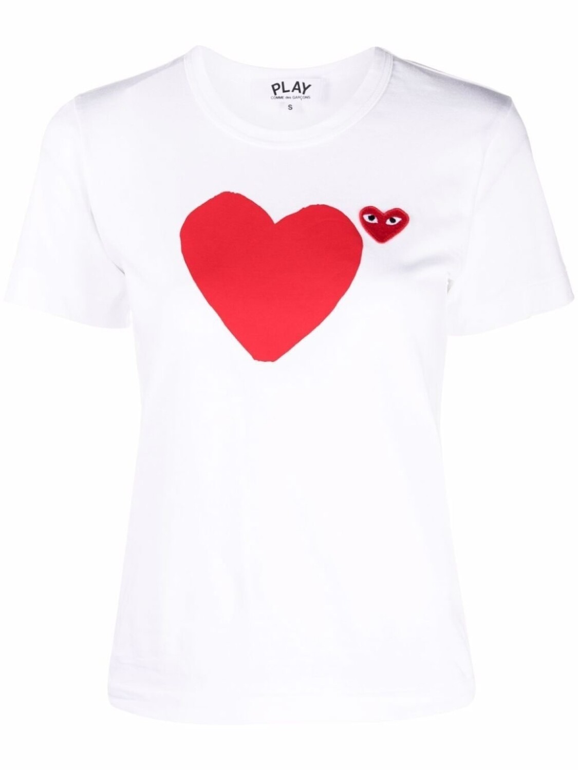 

Футболка с нашивкой-логотипом Comme Des Garçons Play, белый