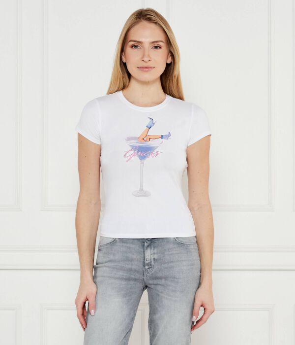 

Футболки Slim fit Guess Jeans, белый