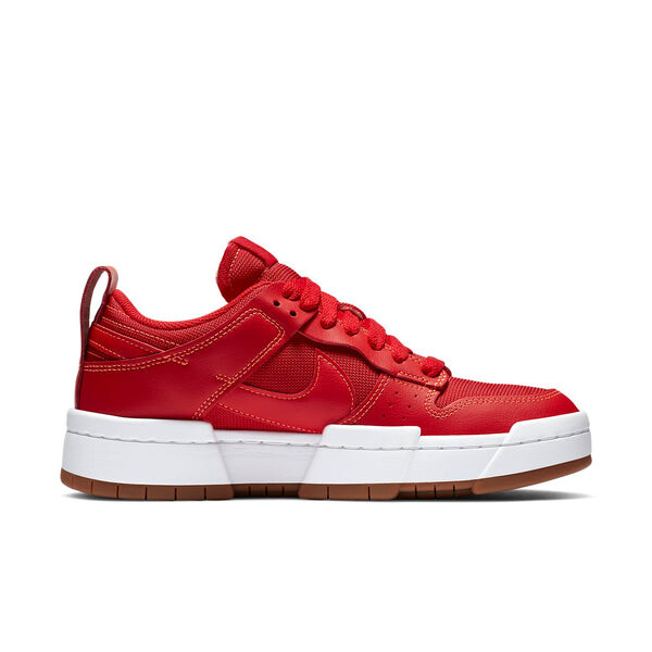 Кроссовки dunk low destroy Nike, красный — фото 2