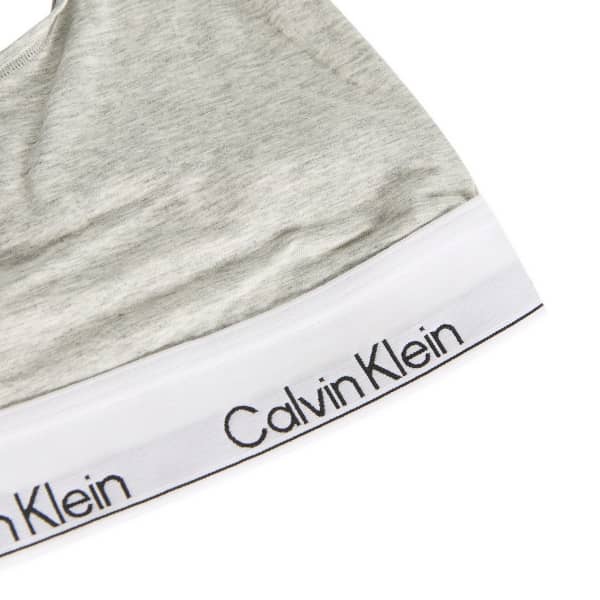 Бралетт Icon без подкладки Calvin Klein, серый heather — фото 2