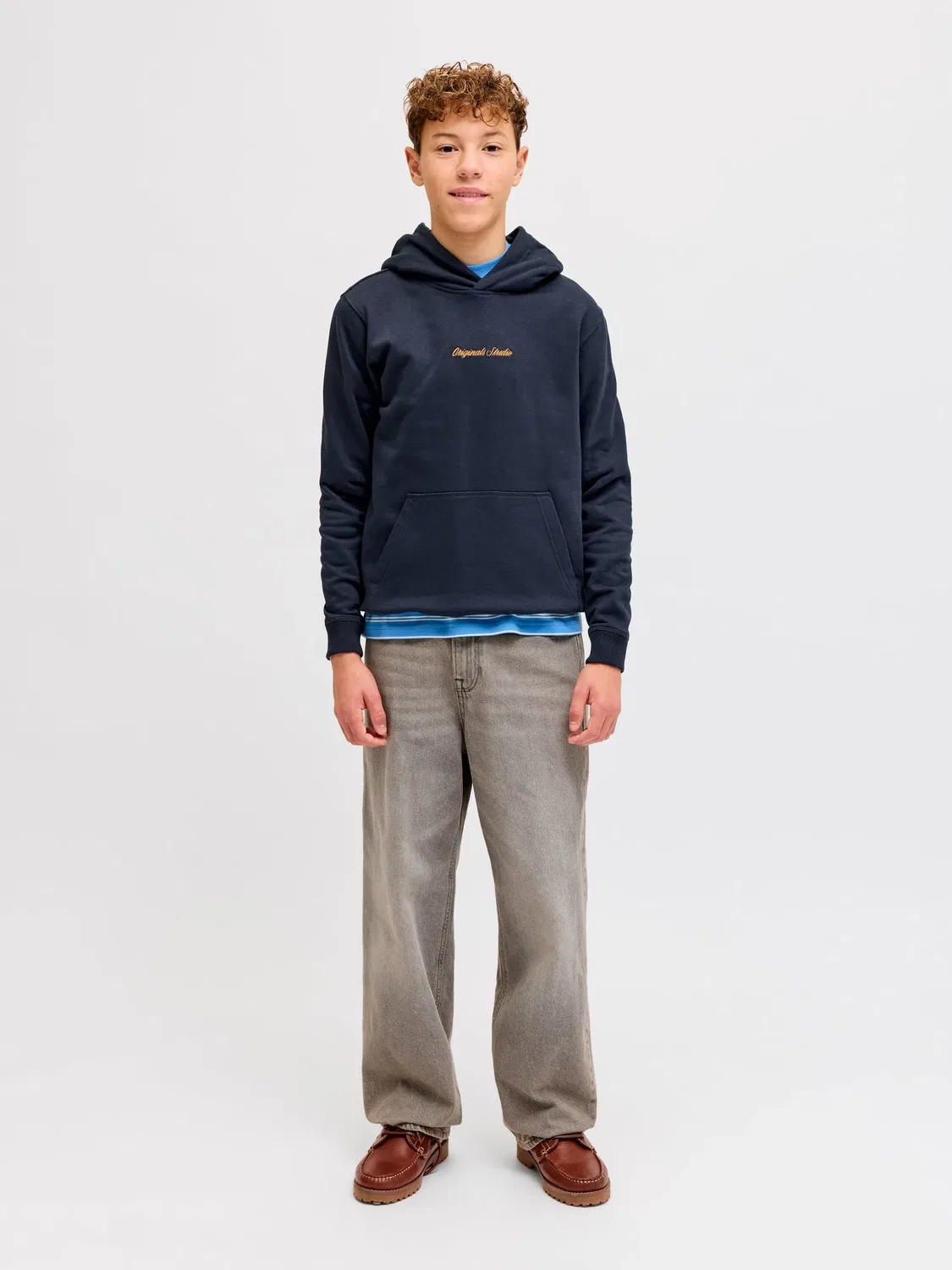 Свитшот с капюшоном sky captain, JACK & JONES Junior — фото 4