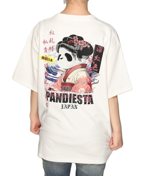 

Футболка с принтом PANDIESTA, белый