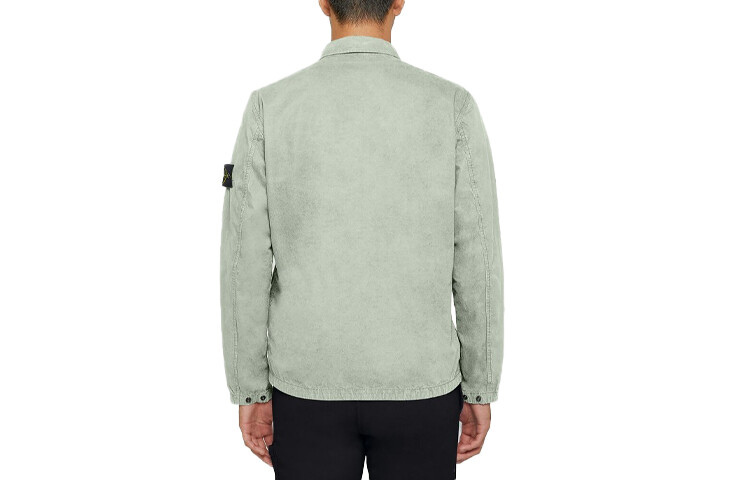 Куртка мужская светло-зеленая Stone Island, светло-зеленый — фото 2