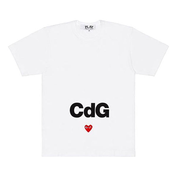 

Футболка x cdg crossover logo t-shirt 'white' Comme Des Garcons Play, белый