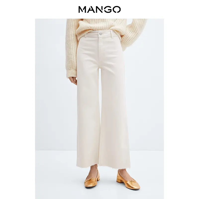 

Женские джинсы Mango повседневные, белый