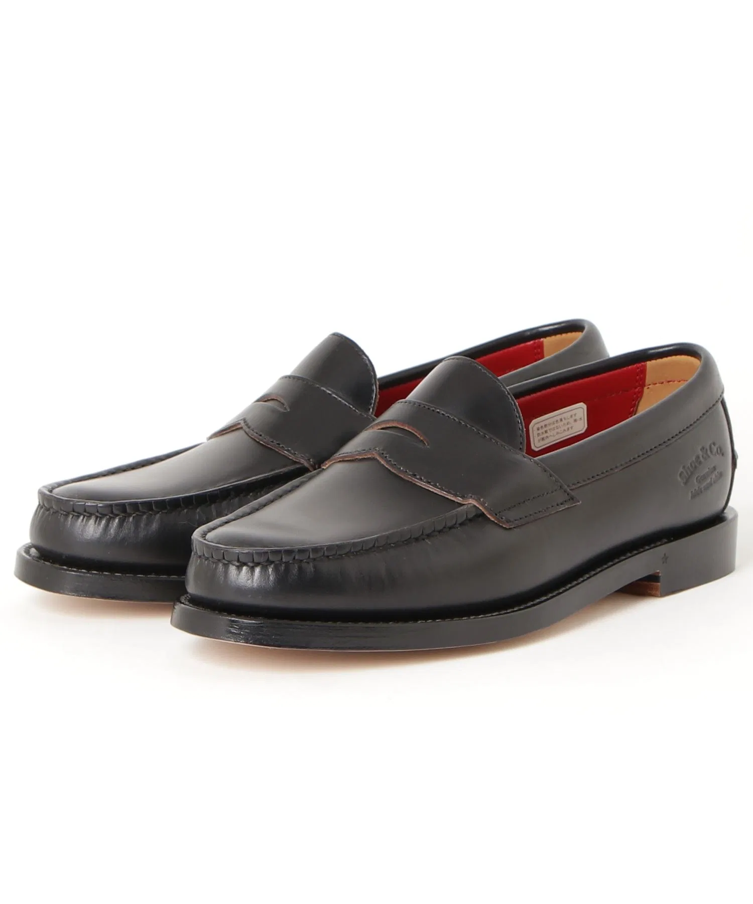 Мужские кожаные лоферы REGAL Shoe & Co. 927S бордовые — фото 3