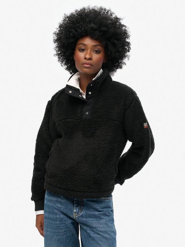 

Супермягкий джемпер хенли Superdry, Black