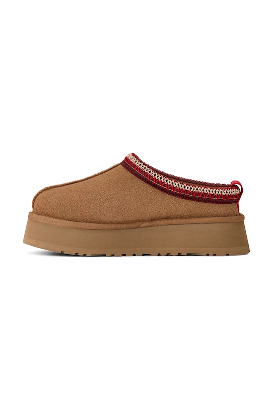 Угги домашние замшевые UGG Tazz II, коричневый — фото 4
