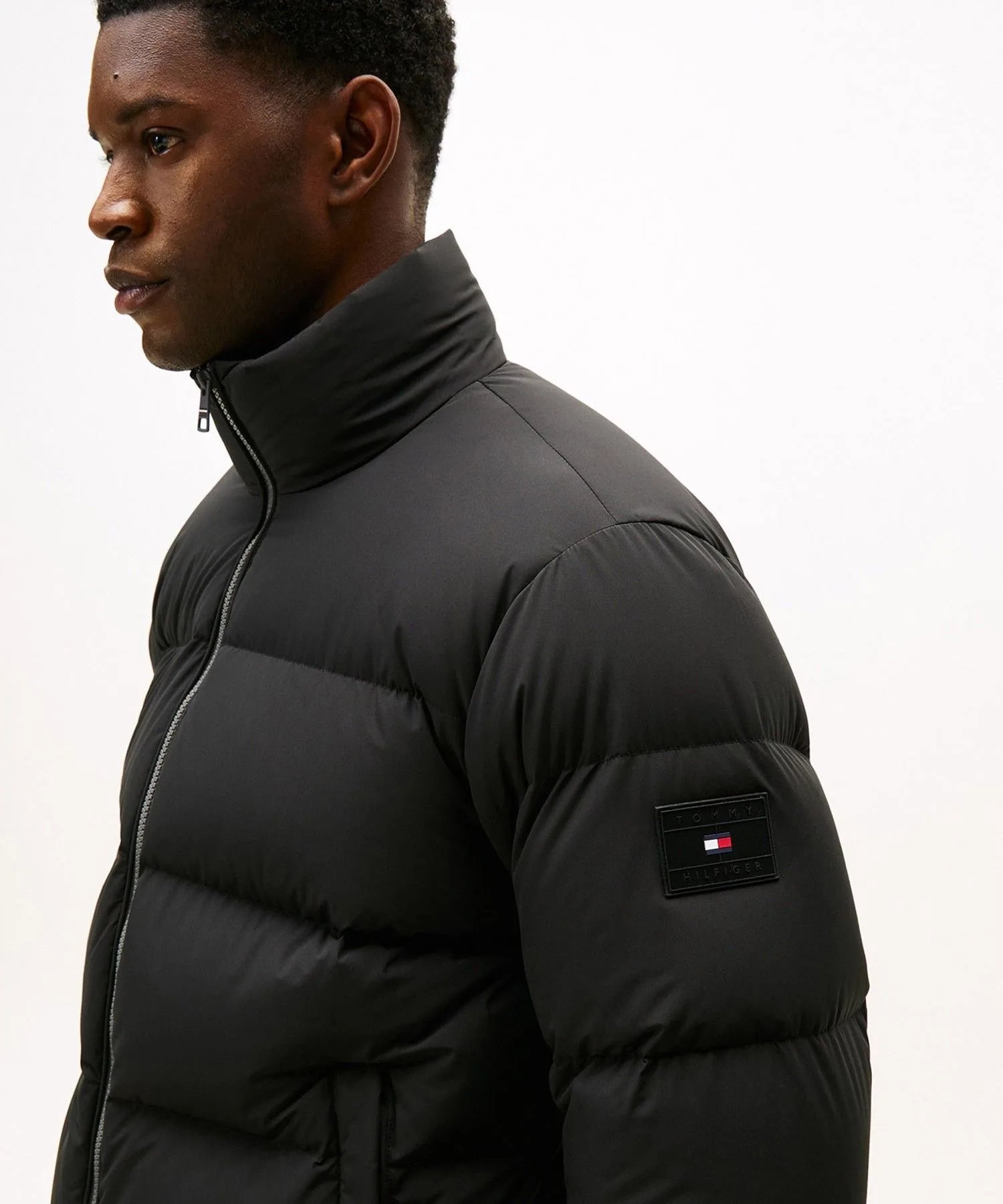 Пуховая куртка с подкладкой TOMMY HILFIGER, Black BDS — фото 2
