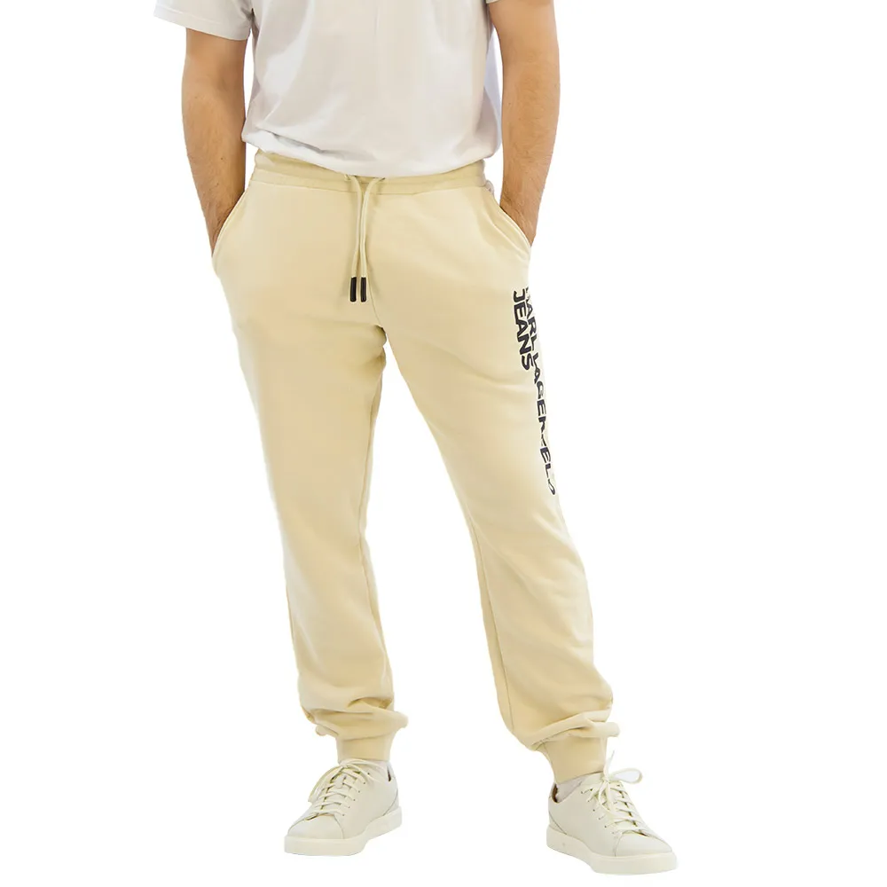 

Спортивные брюки Karl Lagerfeld Text Logo Slim, бежевый