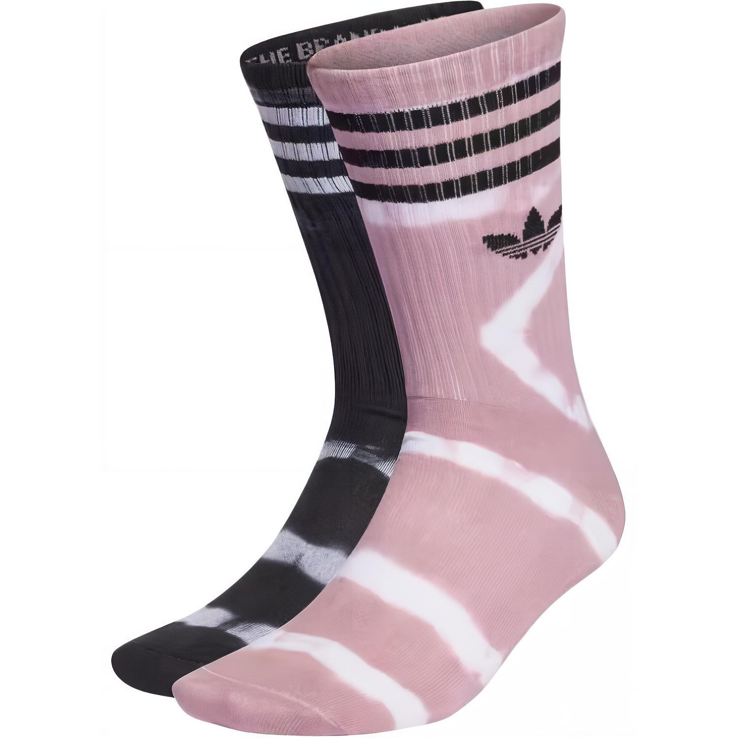 

Унисекс носки Crew 2 шт Adidas Originals, 2 пары (Фиолетово-розовый/Угольно-черный)