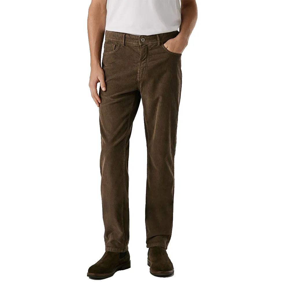 

Брюки Pepe Jeans Slim Five Pockets Corduroy, коричневый