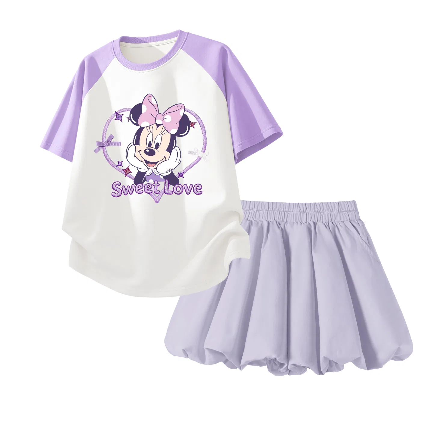 Спортивный костюм для детей 2 предмета Disney Casual Sportswear Зеленый/Белый — фото 3