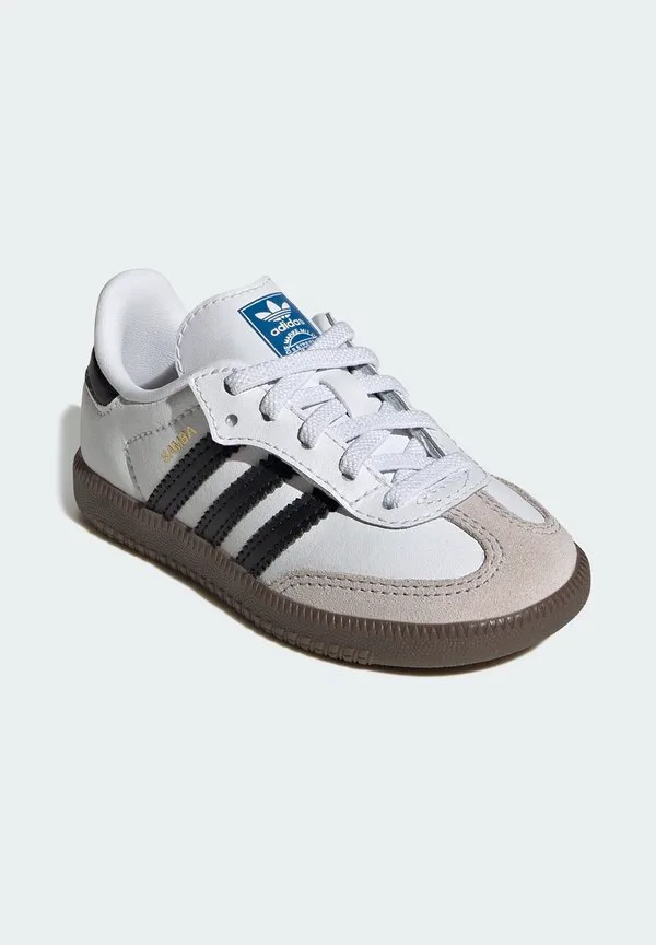 Кроссовки samba унисекс Adidas Originals, White/Core Black Gum — фото 2