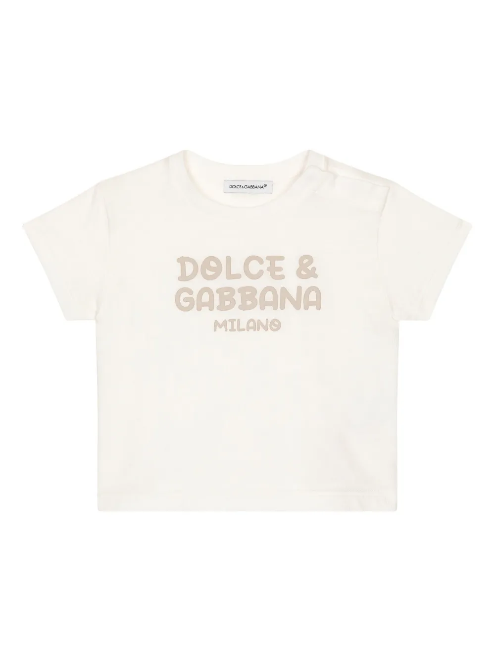 

Футболка с логотипом Dolce & Gabbana Kids, белый