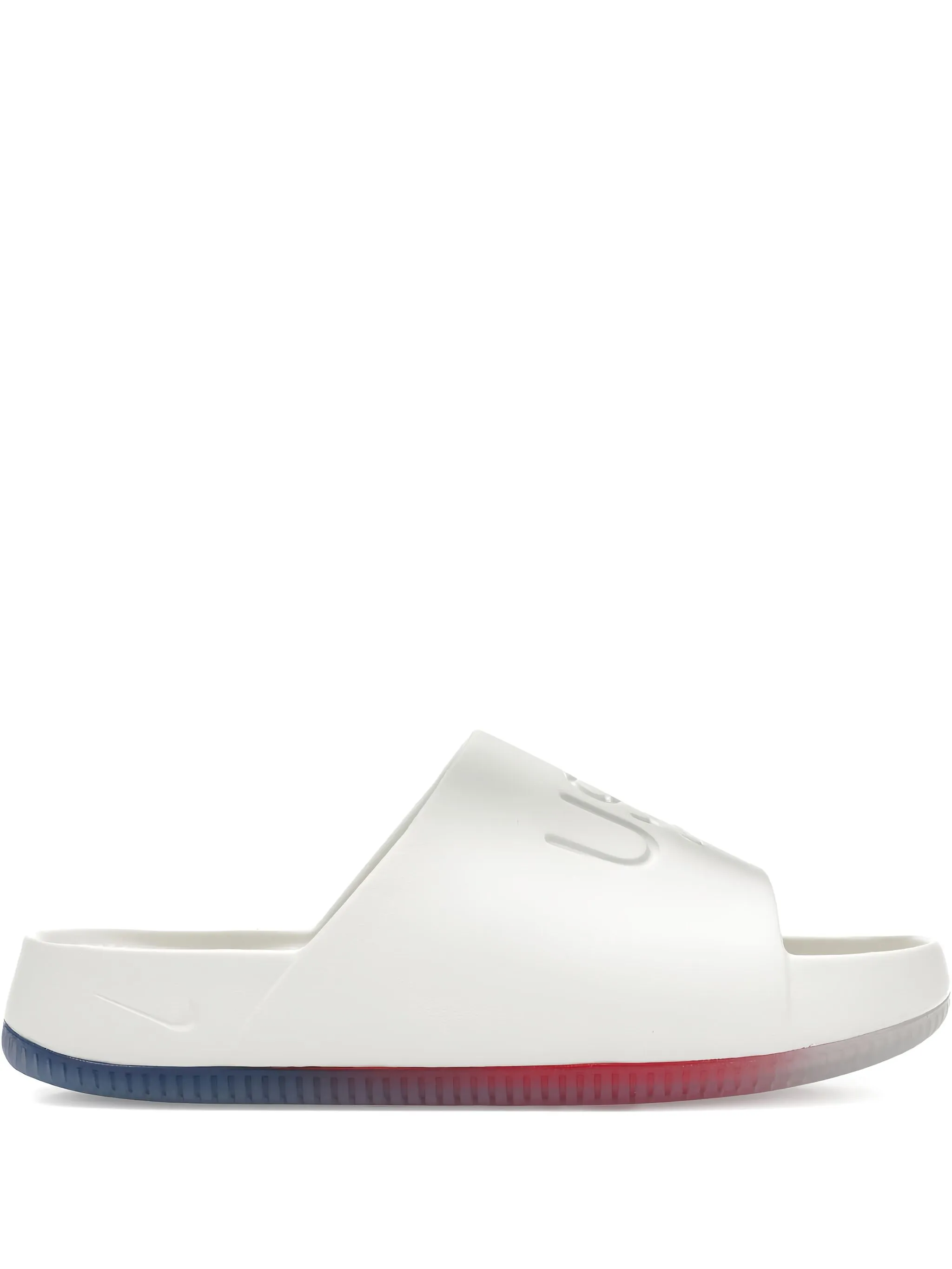 

Шлепанцы Calm с тиснением Nike, белый