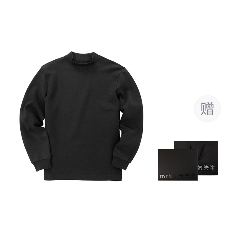 

Футболка мужская, полуводолазка, утолщенная, прямой крой Mr.Bu, [box]ore серый-small turtleneck
