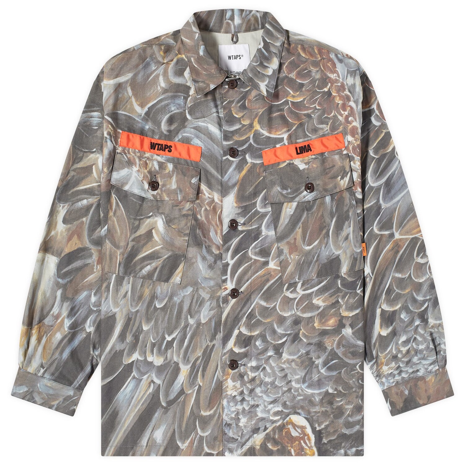 

Куртка Wtaps 02 Shirt, цвет Wed Camo