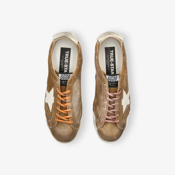 Кроссовки замшевые Golden Goose True-Star, рыжевато-коричневый — фото 2