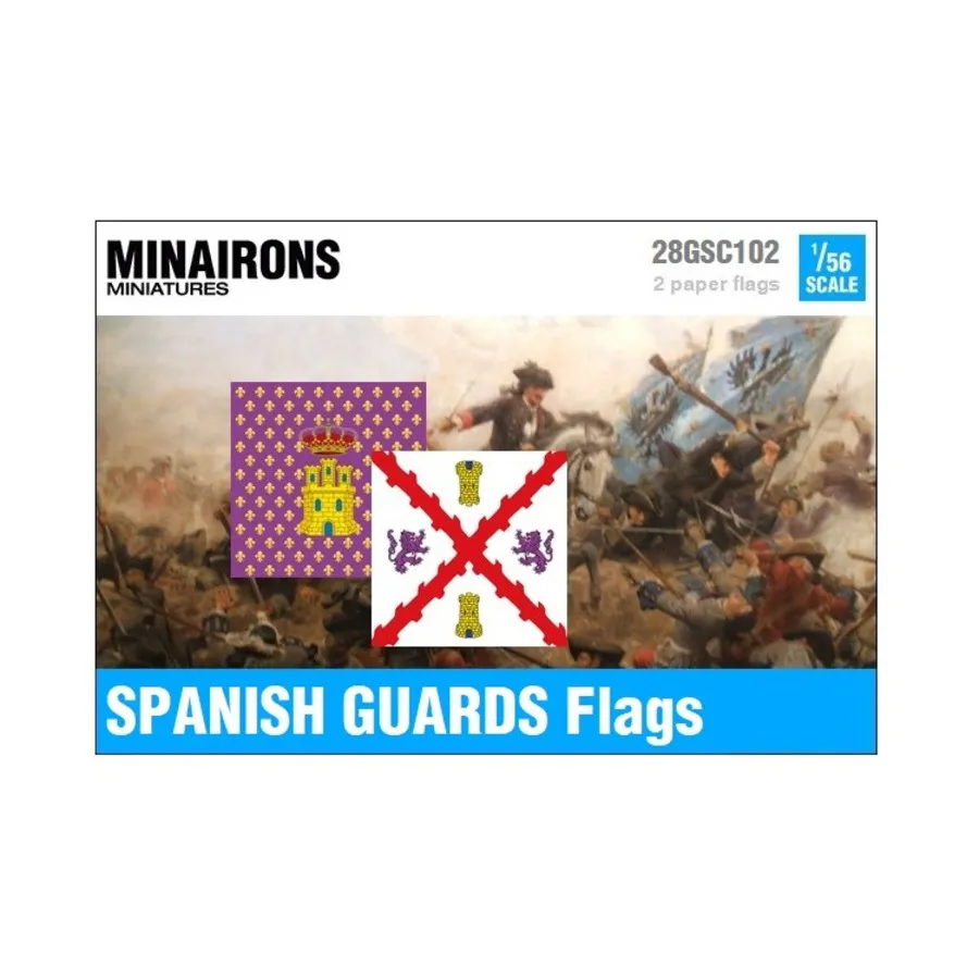 

Флаги испанской гвардии, War of Spanish Succession - Decals & Flags (1:56)