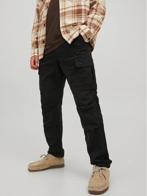 

Брюки морковного кроя Jack&Jones, черный